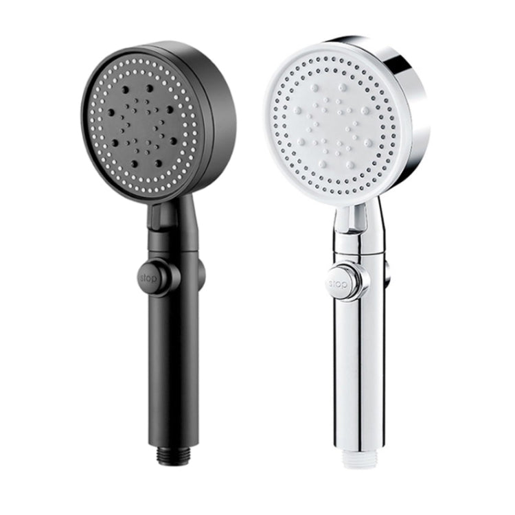 Pressurized Shower Water Heater Handheld Multifunction 6-speed Nozzle, Color: Silver - Shower Head by PMC TechLife | Online Shopping South Africa | PMC TechLife