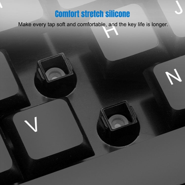 K-Snake WK800 Wireless 2.4G Keyboard Mouse Set Tabletop Computer Notebook Business Office House Use, Color: White - free shipping - PMC Jewellery - Order now!