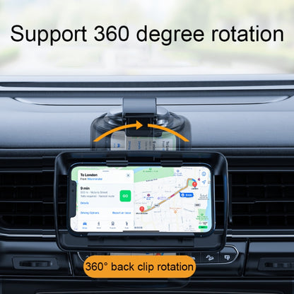 Car Suction Cup Dashboard Mobile Phone Holder with Sun Visor Folding Rotating Car Mount, Style: Joint Model - Car Holders by PMC Jewellery | Online Shopping South Africa | PMC Jewellery | Buy Now Pay Later Mobicred