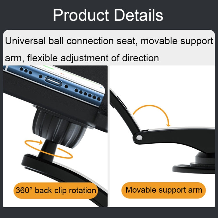 Car Suction Cup Dashboard Mobile Phone Holder with Sun Visor Folding Rotating Car Mount, Style: Joint Model - Car Holders by PMC TechLife | Online Shopping South Africa | PMC TechLife | Buy Now Pay Later Mobicred