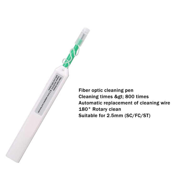 10 In 1 Optical Fiber Cleaning Tool Kit 1.25/2.5mm Fiber Cleaning Pen - Lan Cable and Tools by PMC Jewellery | Online Shopping South Africa | PMC Jewellery | Buy Now Pay Later Mobicred