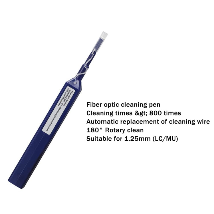 10 In 1 Optical Fiber Cleaning Tool Kit 1.25/2.5mm Fiber Cleaning Pen - Lan Cable and Tools by PMC Jewellery | Online Shopping South Africa | PMC Jewellery | Buy Now Pay Later Mobicred