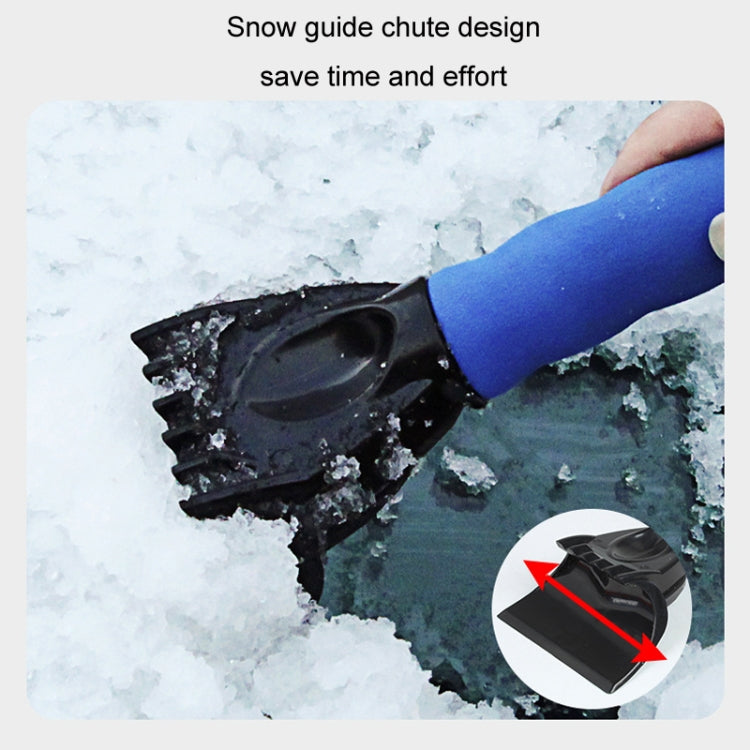Vehicle Mounted Snow Shovel De-Icer Cleaning Tool, Color: Blue+Gloves - Ice Scraper by PMC TechLife | Online Shopping South Africa | PMC TechLife | Buy Now Pay Later Mobicred
