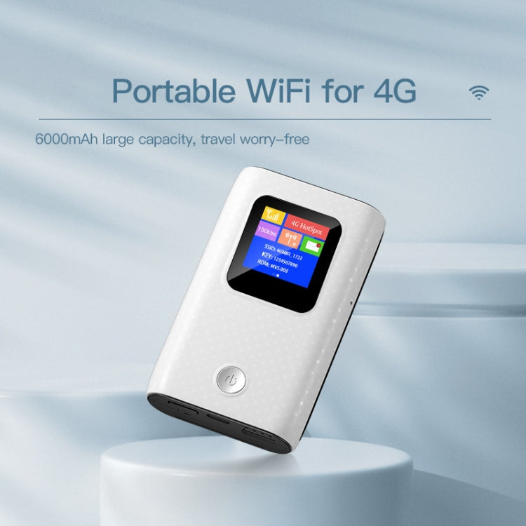 MF905C EU 4G LTE WIFI Router Portable 6000mAh Charging Treasure Wireless Hotspot 150Mbps Pocket Mobile Modem - Wireless Routers by PMC Jewellery | Online Shopping South Africa | PMC Jewellery | Buy Now Pay Later Mobicred