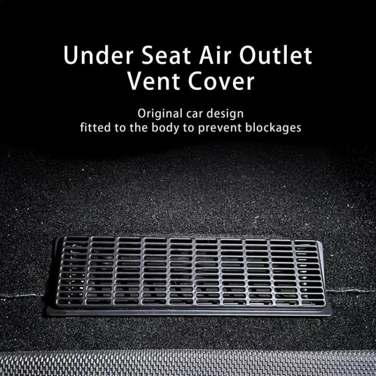 For Tesla Model 3 Buckle Model Protective Cover for Air Outlet Under Car Seat Air Conditioning Air Intake Filter - Air Conditioning System by PMC Jewellery | Online Shopping South Africa | PMC Jewellery | Buy Now Pay Later Mobicred