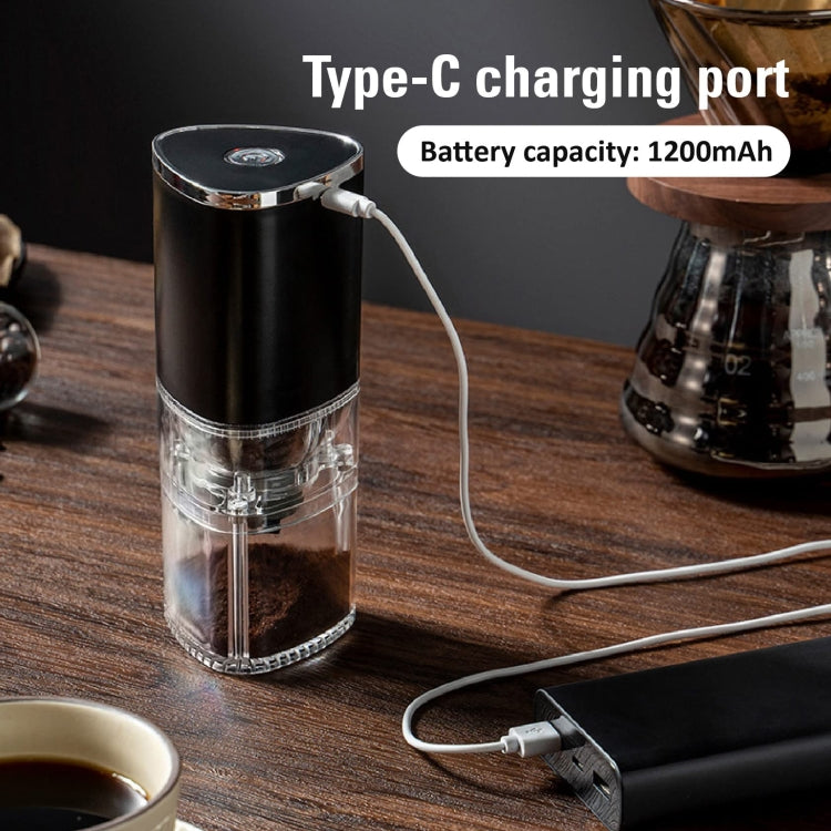 Coffee Electric Grinder Magnetic Snap-on Stainless Steel Blades Kitchen Gadgets(Black) - Coffee Tools by PMC TechLife | Online Shopping South Africa | PMC TechLife | Buy Now Pay Later Mobicred