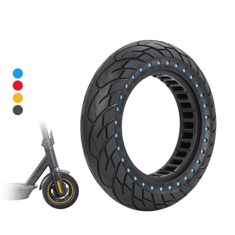 For Ninebot MAX G30 Electric Scooter 10x2.5 Inflatable Honeycomb Solid Run-flat Tire(44mm Slot Yellow) - Accessories & Parts by PMc TechLife | Online Shopping South Africa | PMc TechLife | Buy Now Pay Later Mobicred