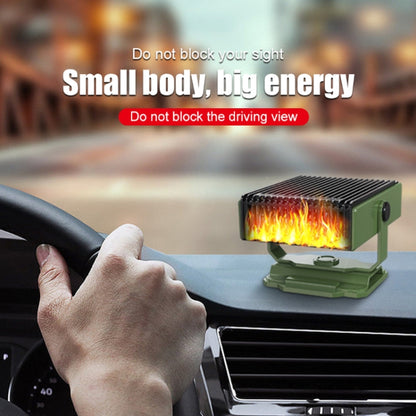 12V Car-mounted High-power Heater Winter Defog Heater(Dark Green) - Heating & Fans by PMC Jewellery | Online Shopping South Africa | PMC Jewellery | Buy Now Pay Later Mobicred