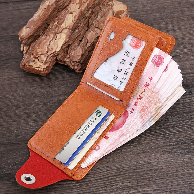 Retro Dollar Pattern Magnetic Buckle Multi-card Slot Wallet(Black) - Wallets by PMC TechLife | Online Shopping South Africa | PMC TechLife
