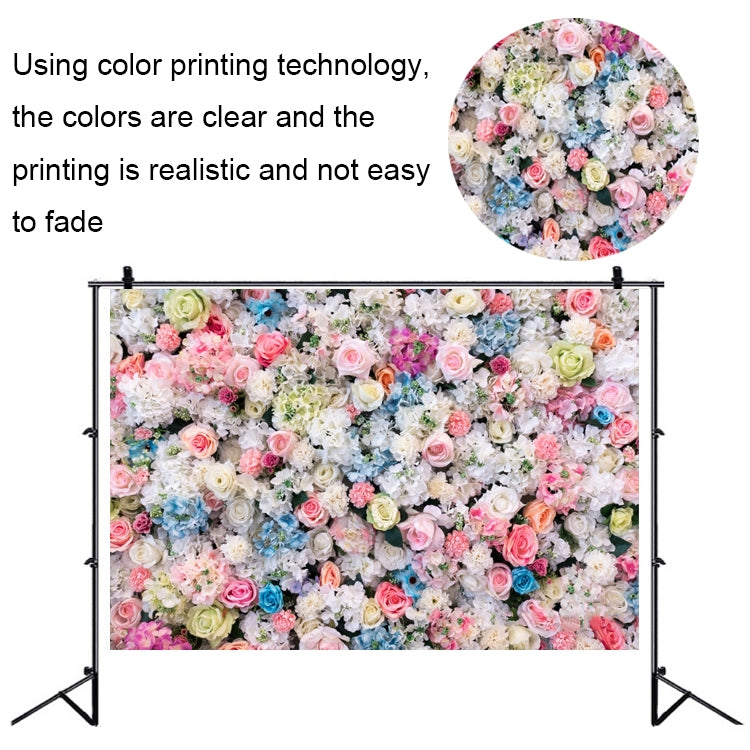 2.1 X 1.5m Festive Photography Backdrop 3D Wedding Flower Wall Hanging Cloth, Style: C-1886 - Valentines Day by PMC TechLife | Online Shopping South Africa | PMC TechLife