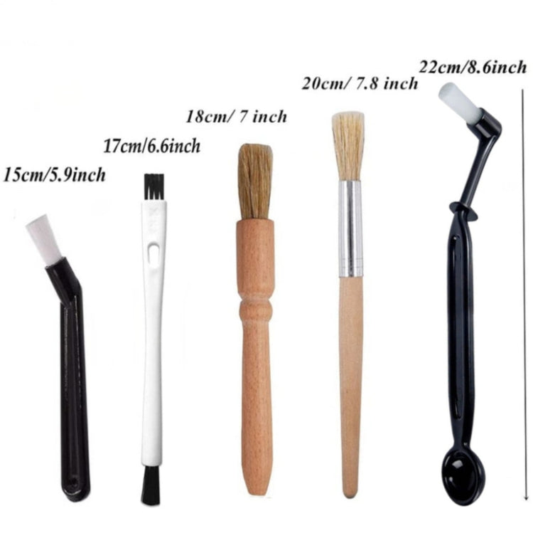 5-in-1 A Type Coffee Machine Cleaning Set Coffee Grinder Brush - free shipping - PMC TechLife - Order now!