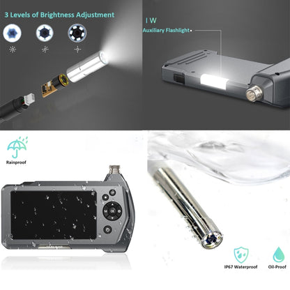 TESLONG NTS450A 4.5-inch Screen Industrial Handheld Endoscope with Light, Speci: 7.6mm Lens -1m -  by TESLONG | Online Shopping South Africa | PMC Jewellery | Buy Now Pay Later Mobicred