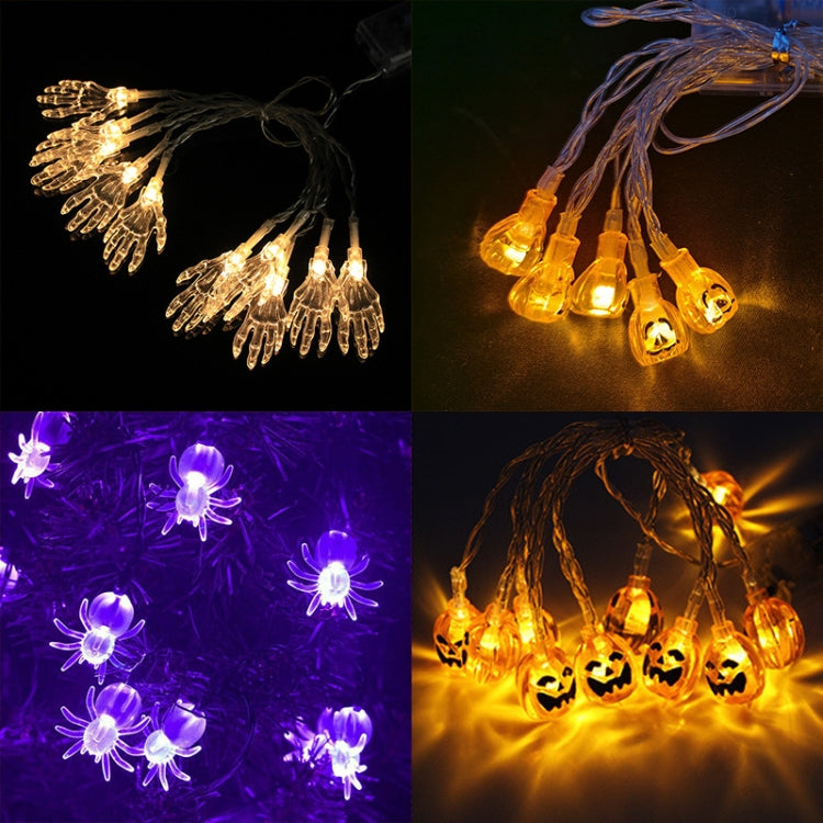 Colorful 3m 20LEDs Halloween LED Cartoon Atmosphere Decorative Light String(Purple Spider) - Decoration Lamps by PMC Jewellery | Online Shopping South Africa | PMC Jewellery