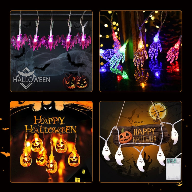 Colorful 3m 20LEDs Halloween LED Cartoon Atmosphere Decorative Light String(Purple Spider) - Decoration Lamps by PMC Jewellery | Online Shopping South Africa | PMC Jewellery