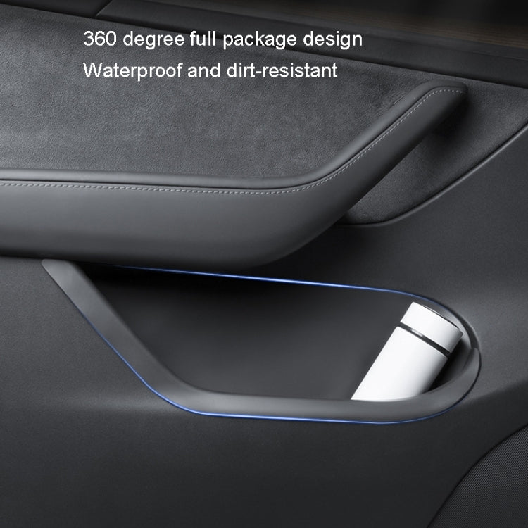 2pcs /Set For Tesla Model 3 Rear Door Car Door Storage Box Storage Accessories - Stowing Tidying by PMC Jewellery | Online Shopping South Africa | PMC Jewellery | Buy Now Pay Later Mobicred