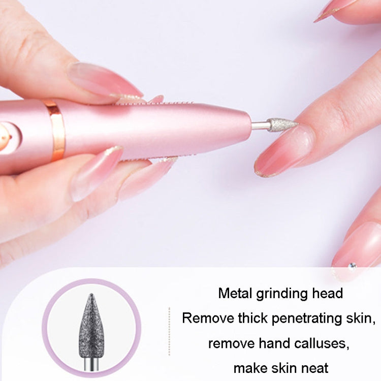 Electrical Nail Polisher Multifunctional Nail Polish Remover Pen Nail Sharpener(Rose Gold) - Grinding Tools & Accessories by PMC TechLife | Online Shopping South Africa | PMC TechLife | Buy Now Pay Later Mobicred