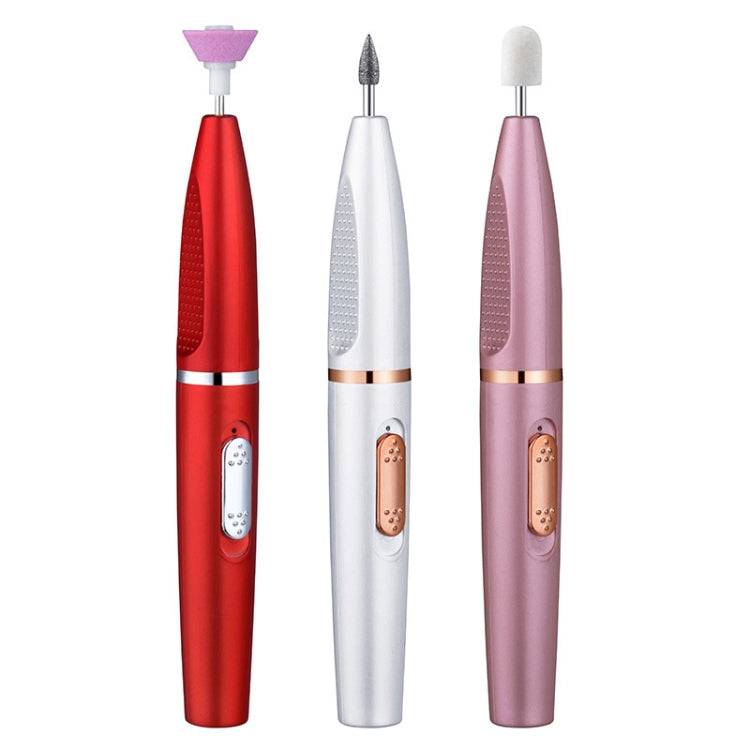 Electrical Nail Polisher Multifunctional Nail Polish Remover Pen Nail Sharpener(Red) - Grinding Tools & Accessories by PMC TechLife | Online Shopping South Africa | PMC TechLife | Buy Now Pay Later Mobicred