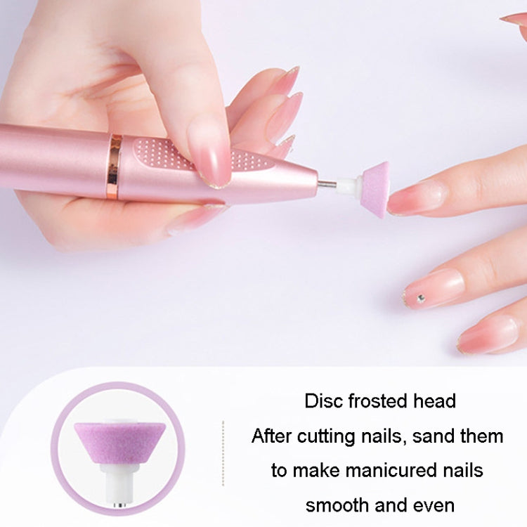 Electrical Nail Polisher Multifunctional Nail Polish Remover Pen Nail Sharpener(Rose Gold) - Grinding Tools & Accessories by PMC Jewellery | Online Shopping South Africa | PMC Jewellery | Buy Now Pay Later Mobicred