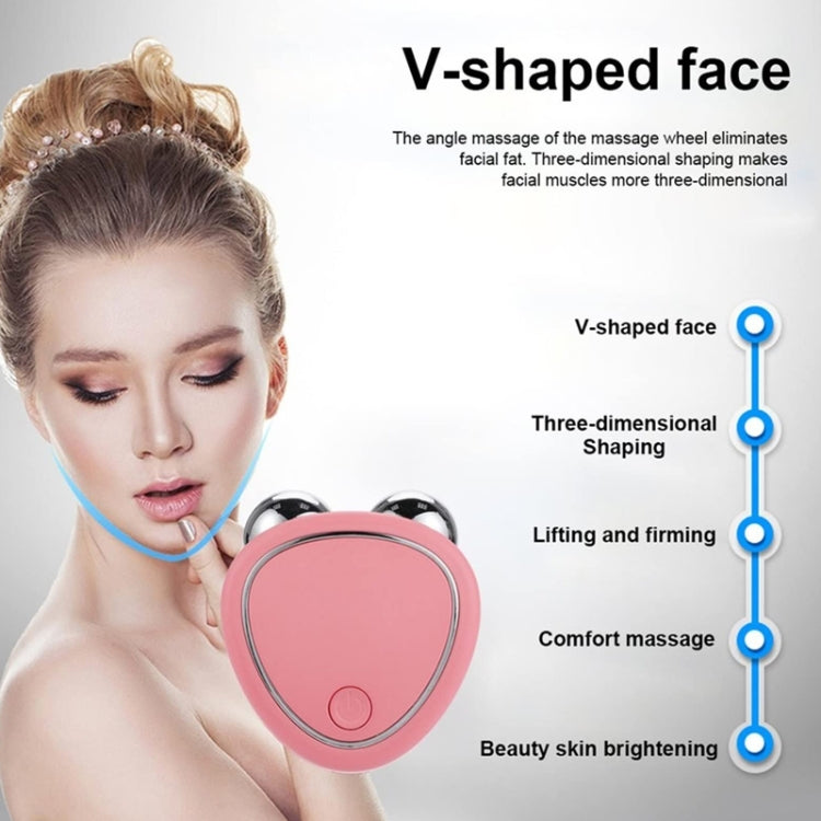 Mini Micro-Current Beauty Instrument Facial Lift Rejuvenating Device Massage Slimming Machine, Style: Acrylic Package(White) - free shipping - PMC TechLife - Order now!