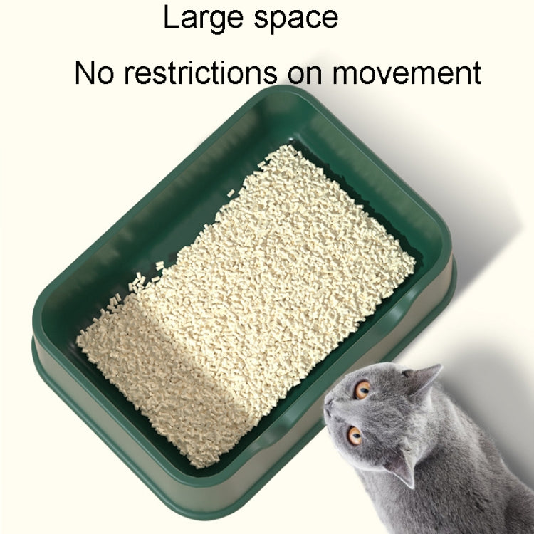 Open Litter Pan Large Capacity Plastic Pet Kennel, Model: Square Purple - Beds by PMC TechLife | Online Shopping South Africa | PMC TechLife | Buy Now Pay Later Mobicred