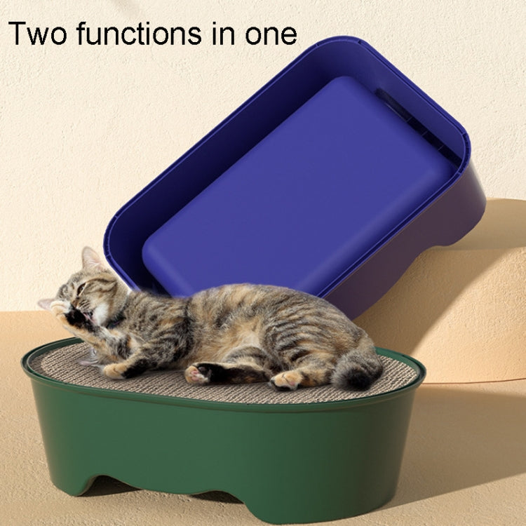 Open Litter Pan Large Capacity Plastic Pet Kennel, Model: Square Orange - Beds by PMC TechLife | Online Shopping South Africa | PMC TechLife | Buy Now Pay Later Mobicred