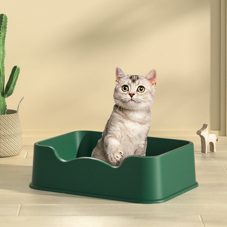 Open Litter Pan Large Capacity Plastic Pet Kennel, Model: Square Purple - Beds by PMC TechLife | Online Shopping South Africa | PMC TechLife | Buy Now Pay Later Mobicred
