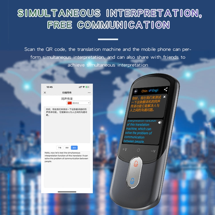 2.88-inch HD Screen WiFi Translator 139 Languages Voice Translator Photo Recording Translator Pen(White) -  by PMC TechLife | Online Shopping South Africa | PMC TechLife | Buy Now Pay Later Mobicred