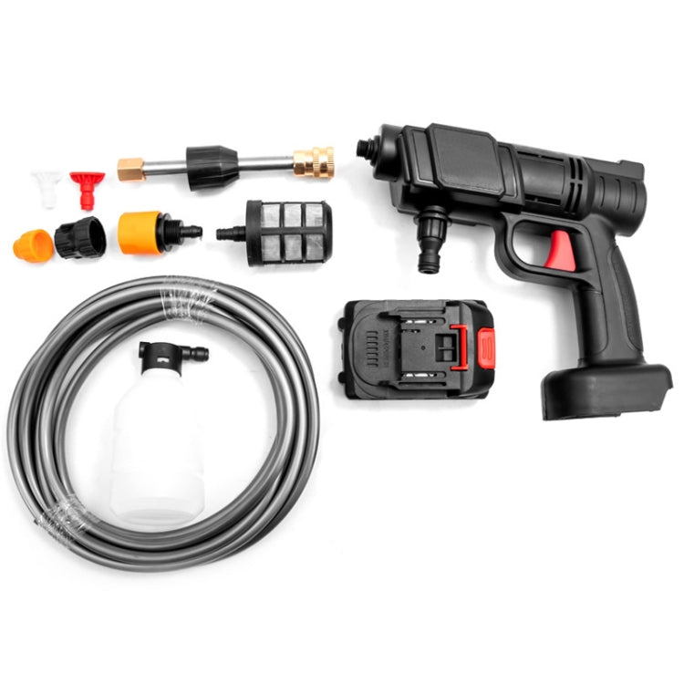 HILDA 21V High Pressure Water Torch Lithium Car Washer Plastic Package, Model: US Plug + 1 Battery - free shipping - PMC TechLife - Order now!