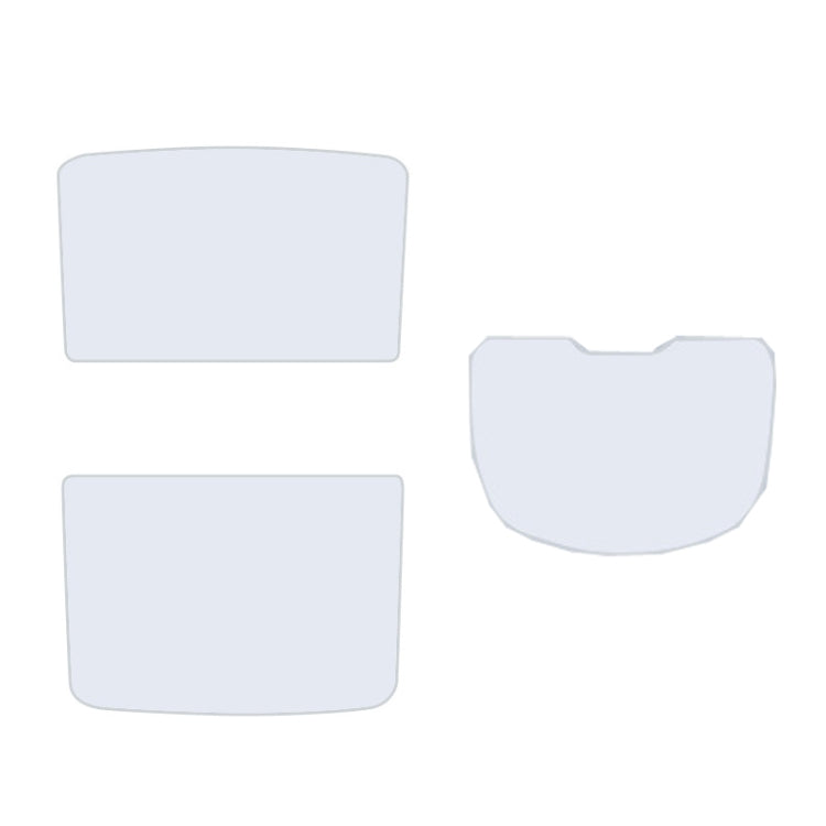 3pcs /Set For Tesla Model Y Ice Crystal Sunshade Car Roof Front And Rear Sunroof Shade(Beige) - Window Foils & Solar Protection by PMC TechLife | Online Shopping South Africa | PMC TechLife | Buy Now Pay Later Mobicred