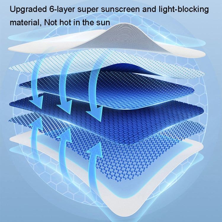 4pcs /Set For Tesla Model Y Ice Crystal Sunshade Car Roof Front And Rear Sunroof Shade(Beige) - Window Foils & Solar Protection by PMC TechLife | Online Shopping South Africa | PMC TechLife | Buy Now Pay Later Mobicred