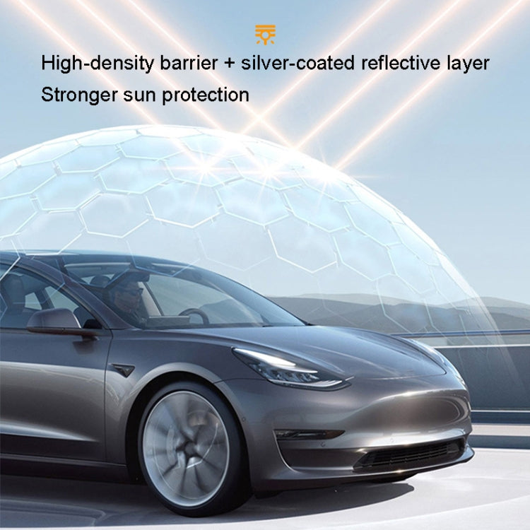 4pcs /Set For Tesla Model Y Ice Crystal Sunshade Car Roof Front And Rear Sunroof Shade(Beige) - Window Foils & Solar Protection by PMC TechLife | Online Shopping South Africa | PMC TechLife | Buy Now Pay Later Mobicred