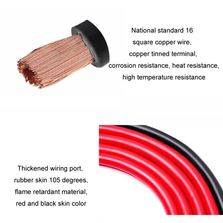 5AWG 50cm 16 Square Car Ship Solar Battery Wire(16-8cm) - Booster Cable & Clip by PMC Jewellery | Online Shopping South Africa | PMC Jewellery | Buy Now Pay Later Mobicred