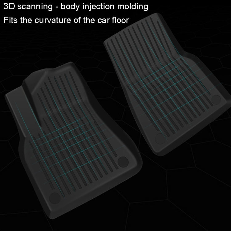 3pcs /Set For Tesla Model Y TPE Injection Car Foot Mats Interior Accessories - Seat Accessories by PMC TechLife | Online Shopping South Africa | PMC TechLife | Buy Now Pay Later Mobicred