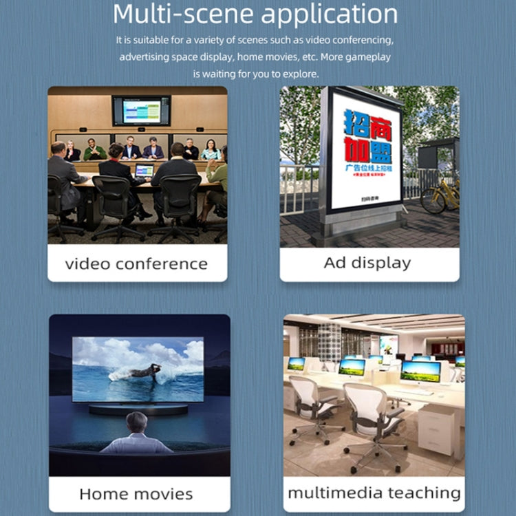 FJGEAR FJ-SM4K104 HD Audio/Video Splitter HDMI 1 In 4 Splitter(EU Plug) - free shipping - PMC Jewellery - Order now!