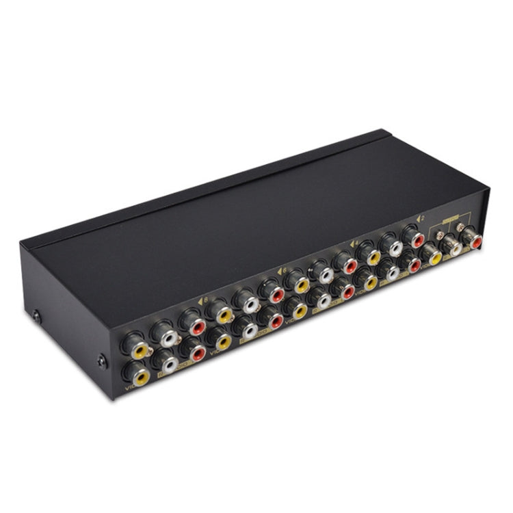 FJGEAR FJ-801AV Audio Video Switcher 8 In 1 Out CVBS Switcher - Switch by FJGEAR | Online Shopping South Africa | PMC Jewellery