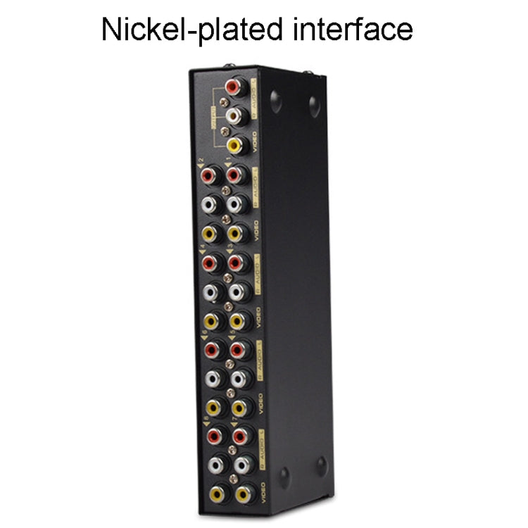 FJGEAR FJ-801AV Audio Video Switcher 8 In 1 Out CVBS Switcher - free shipping - PMC TechLife - Order now!