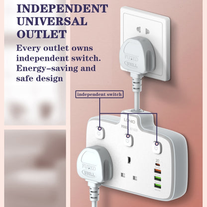 LDNIO Without Wire Adapter Plug Board Converter, Specification: EU Plug Hole - Extension Socket by LDNIO | Online Shopping South Africa | PMC Jewellery | Buy Now Pay Later Mobicred