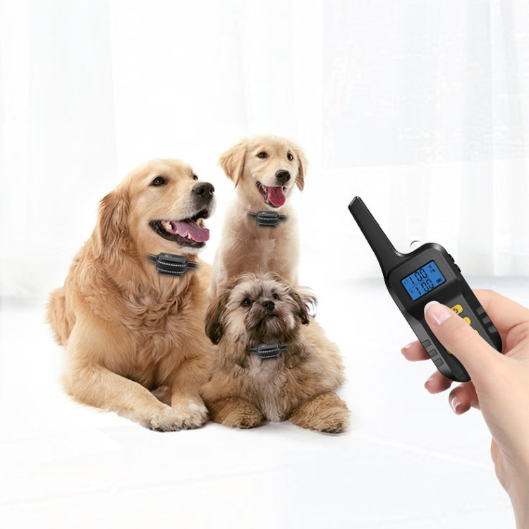 Dog Training Device Automatic Bark Stopper Dog Training Electronic Collar, Style: For-Three-Dog(Yellow) - Training Aids by PMC TechLife | Online Shopping South Africa | PMC TechLife | Buy Now Pay Later Mobicred
