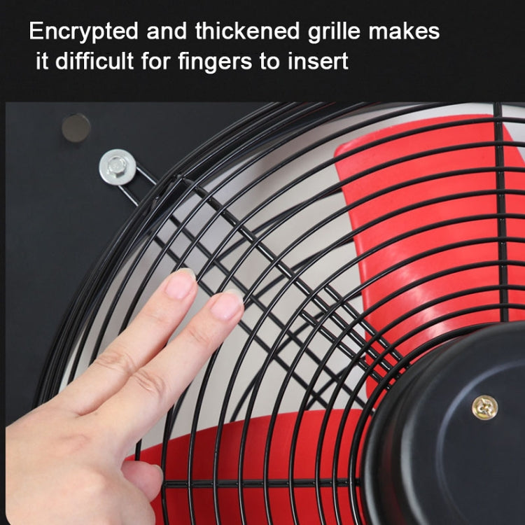 14 -inch Dual Grilles Kitchen Exhaust Fan Wall Window Fan High Power Industrial Extractor Fume Space Extractor Hood,CN Plug - free shipping - PMC TechLife - Order now!