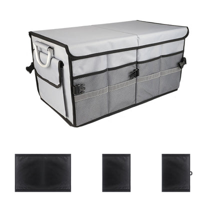 Car Trunk Storage Box Oxford Cloth Folding Organizer With Reflective Strips, Color: Large Gray - Stowing Tidying by PMC Jewellery | Online Shopping South Africa | PMC Jewellery | Buy Now Pay Later Mobicred