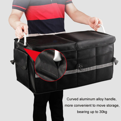 Car Trunk Storage Box Oxford Cloth Folding Organizer With Reflective Strips, Color: Small Black - Stowing Tidying by PMC Jewellery | Online Shopping South Africa | PMC Jewellery | Buy Now Pay Later Mobicred