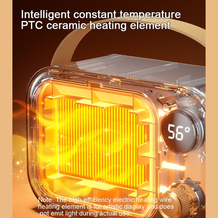 1200W Electric Heater Winter Hand Warmer with Screen Display,EU Plug(White) - free shipping - PMC TechLife - Order now!