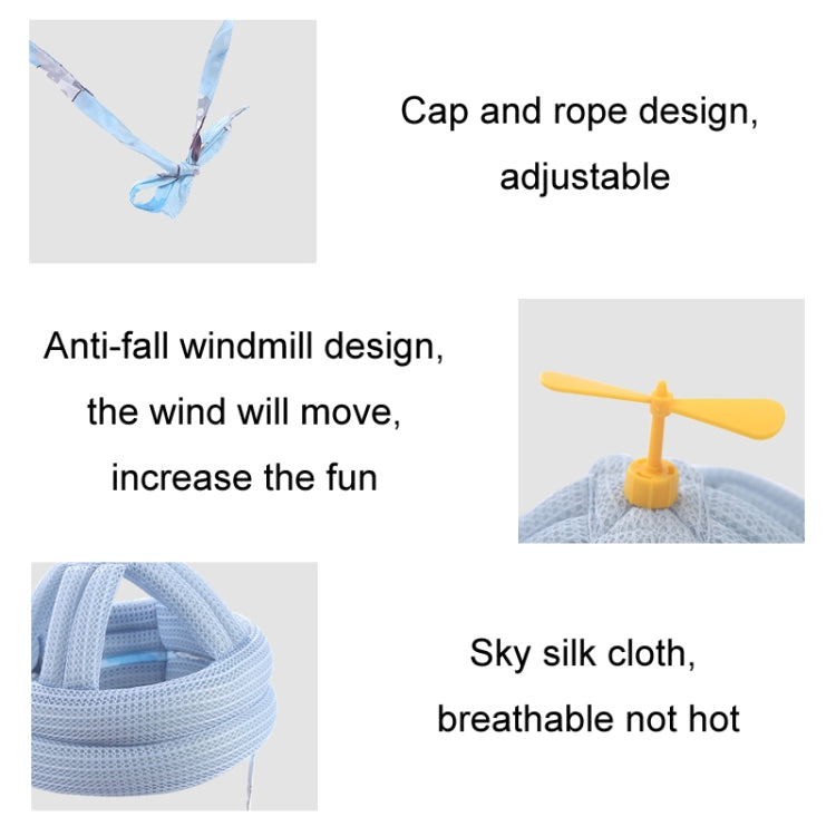Bamboo Dragonfly Baby Toddler Anti-fall Pillow Protection Pad, Color: Blue - Safety Equipment by PMC TechLife | Online Shopping South Africa | PMC TechLife | Buy Now Pay Later Mobicred