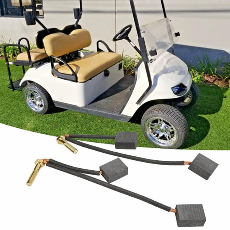 2pcs /Set For Club Car / EZGO Golf Cart 3.3 Motor Carbon Brushes, Specification: Carbon Brush Contains Hardware Bag - Engine Fittings by PMC TechLife | Online Shopping South Africa | PMC TechLife | Buy Now Pay Later Mobicred