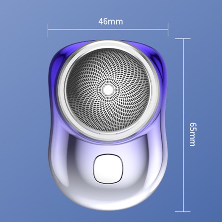 Three-Ring Knife Mesh Electric Men Shaver Travel Portable Mini Shaver, Color: Silver - Electric Shavers by PMC TechLife | Online Shopping South Africa | PMC TechLife | Buy Now Pay Later Mobicred