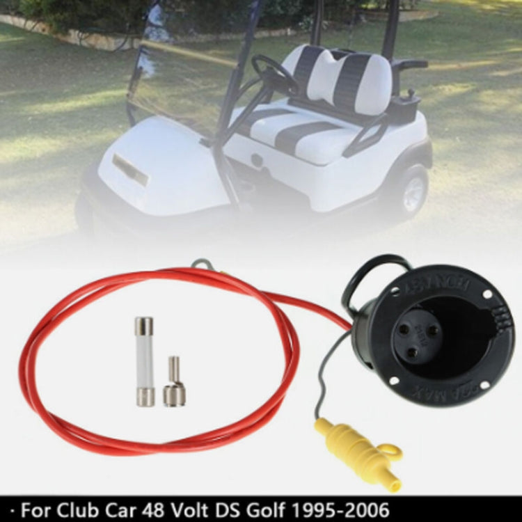 For Club Car DS Golf Cart 48V Charging Outlet 101802101 - EV Charger Accessories by PMC Jewellery | Online Shopping South Africa | PMC Jewellery