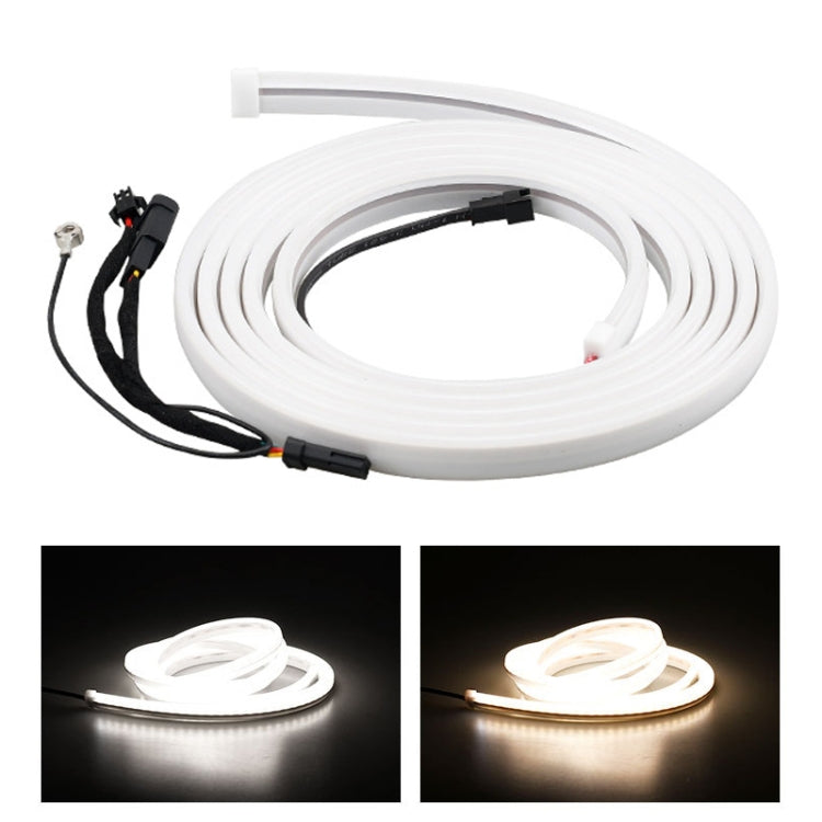 For Tesla Front Trunk LED Ambient Light Strip, Size: For 18-20 Model Y(Warm White) - free shipping - PMC TechLife - Order now!