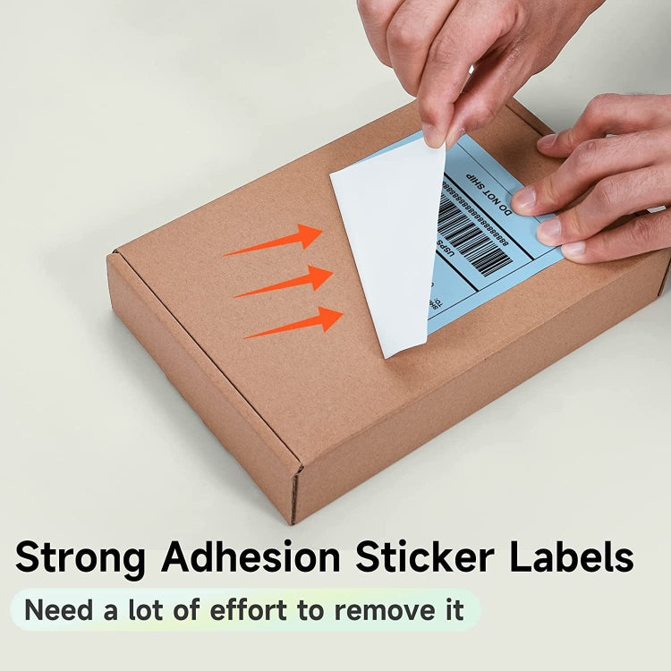 500sheets 4��6 Inch Stickers Thermal Label Paper For Phomemo PM-246S / PM-241BT / D520BT, Style: Folding Rose Red - Printer Accessories by PMC TechLife | Online Shopping South Africa | PMC TechLife | Buy Now Pay Later Mobicred