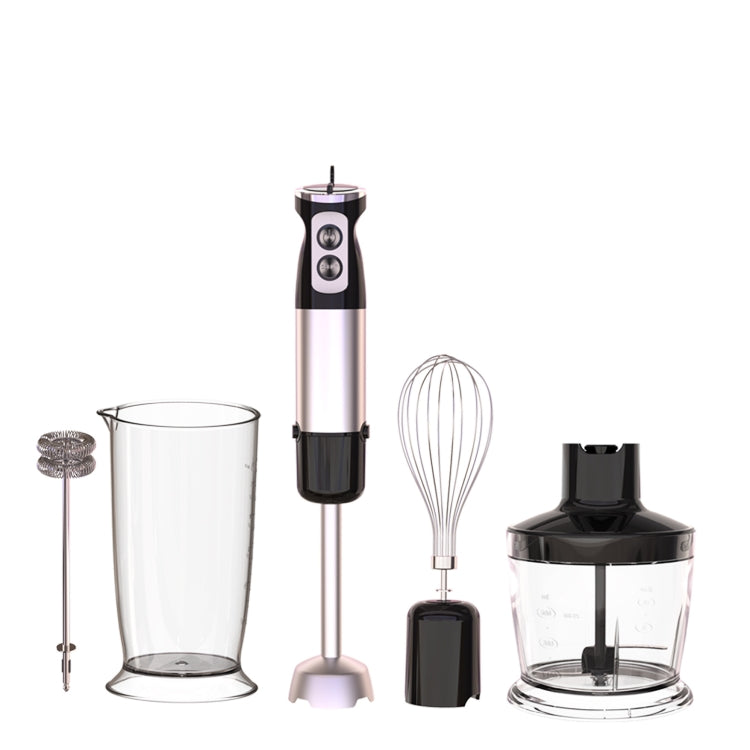 5-in-1 600W Multifunctional  Electric Blender Stainless Steel Food Cooking Stick EU Plug - Stirrer & Squeezer by PMC TechLife | Online Shopping South Africa | PMC TechLife | Buy Now Pay Later Mobicred