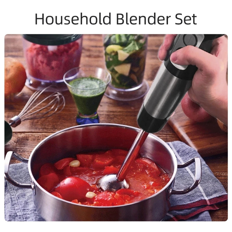 5-in-1 600W Multifunctional  Electric Blender Stainless Steel Food Cooking Stick EU Plug - Stirrer & Squeezer by PMC TechLife | Online Shopping South Africa | PMC TechLife | Buy Now Pay Later Mobicred